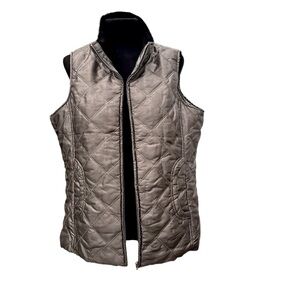 JANE ASHLEY Lined Quilted Puffer Vest